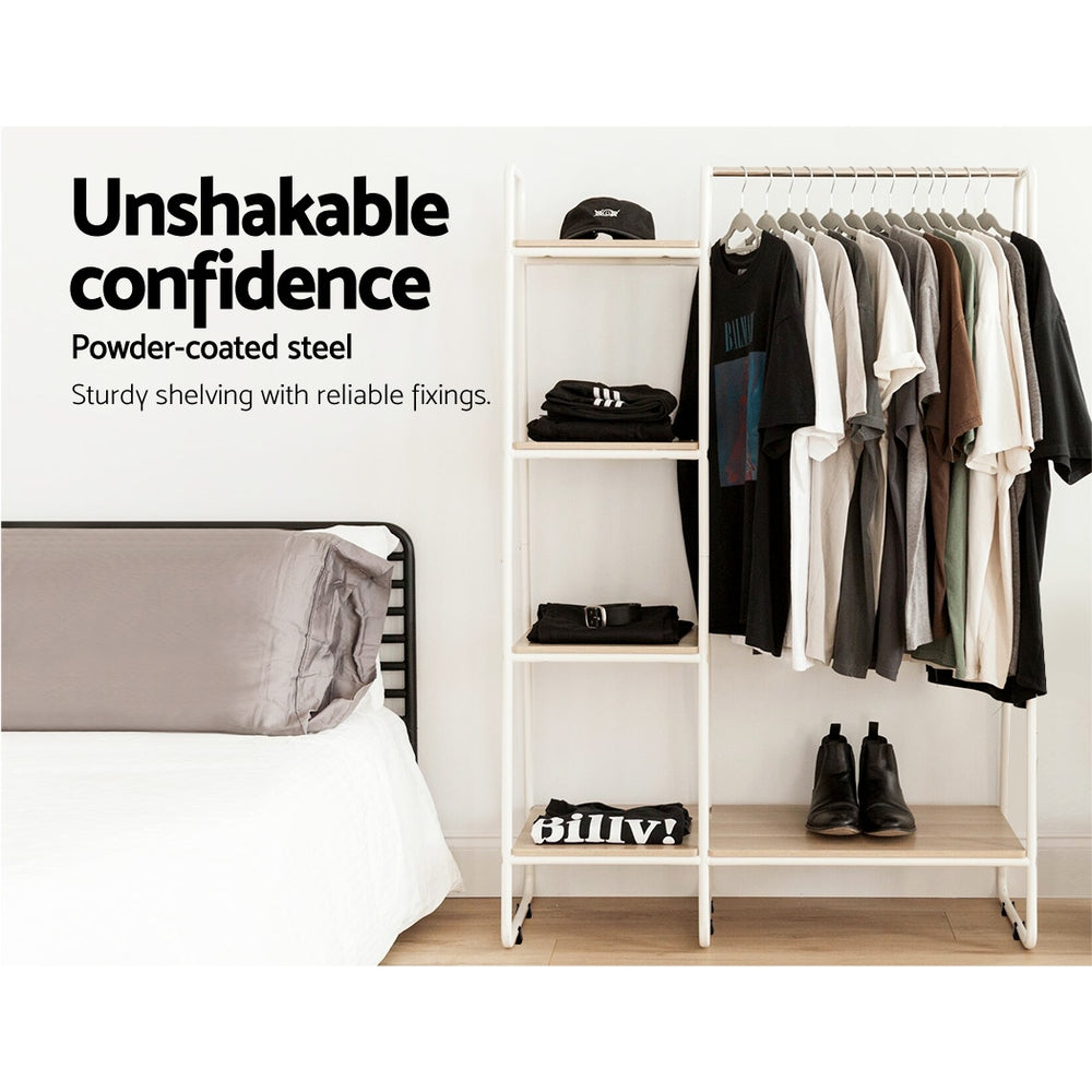 Artiss Clothes Rack Wardrobe Coat Stand 150cm-Furniture > Bedroom-PEROZ Accessories