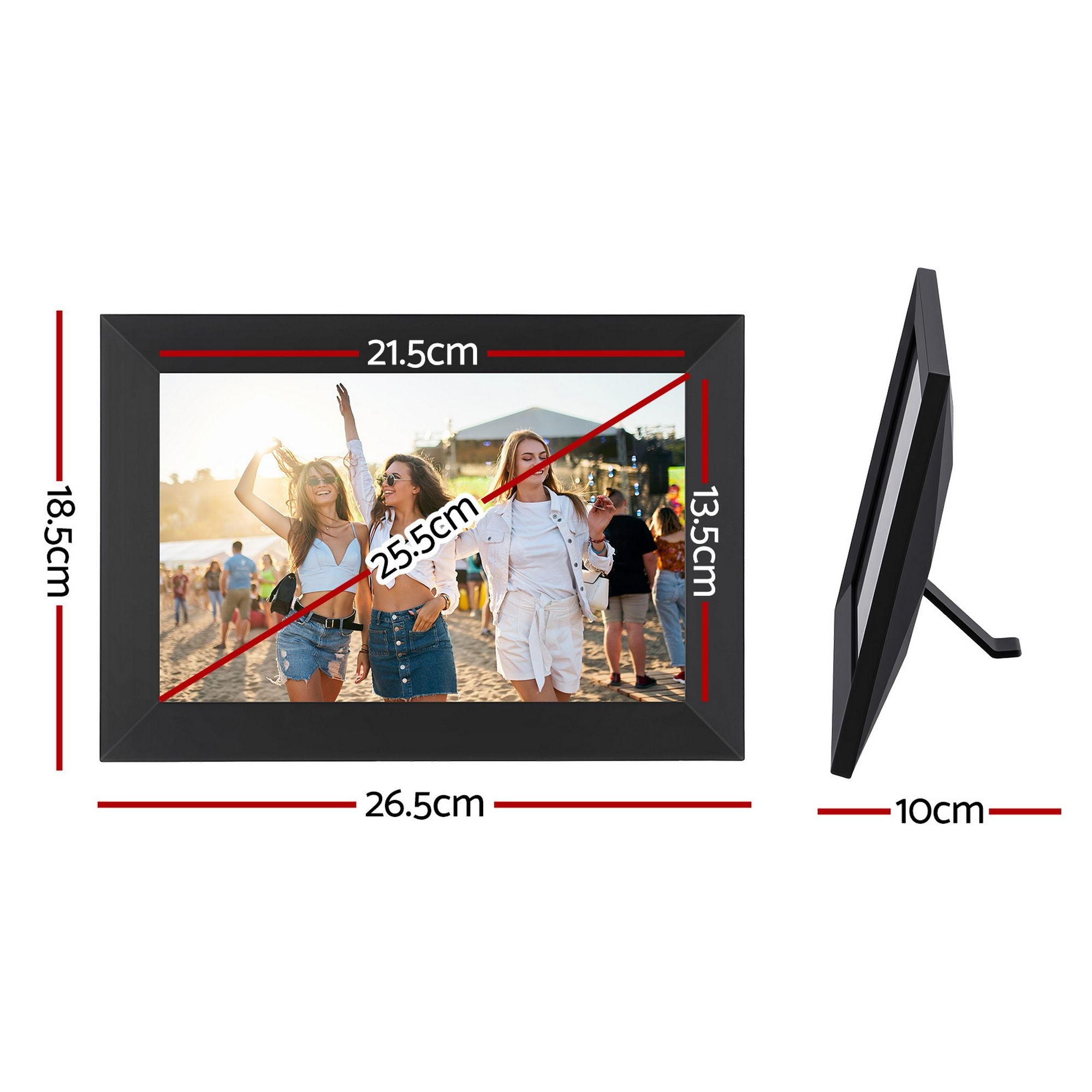 Artiss Digital Photo Frame 10.1 Inch WIFI Touch-Screen Picture Video Player 32G-Home & Garden > Decor > Picture Frames-PEROZ Accessories