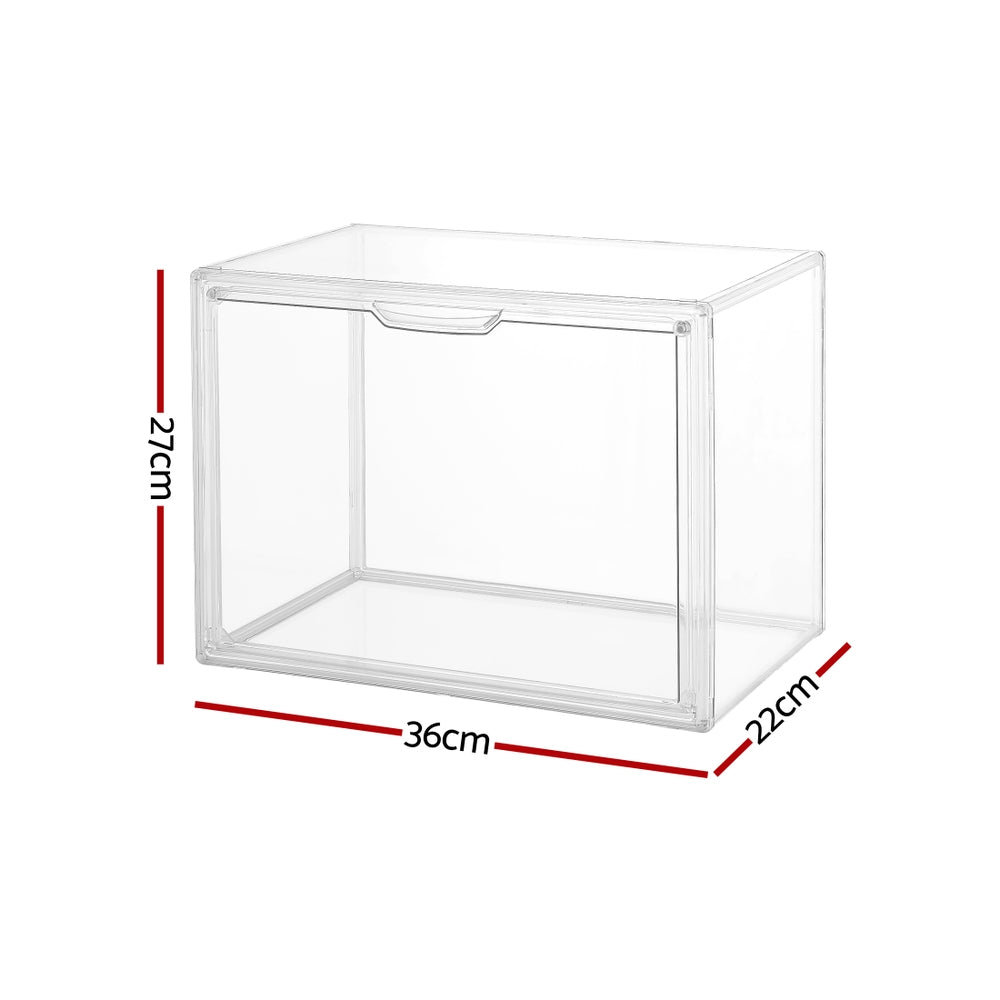 Artiss Clear Acrylic Display Case Dustproof Protection Box For Toys 27CM-Home & Garden > Hobbies > Arts & Crafts-PEROZ Accessories