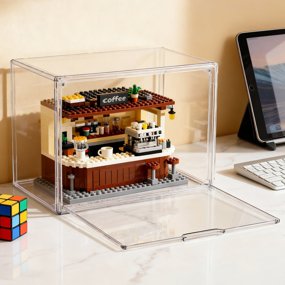Artiss Clear Acrylic Display Case Dustproof Protection Box For Toys 27CM-Home & Garden > Hobbies > Arts & Crafts-PEROZ Accessories