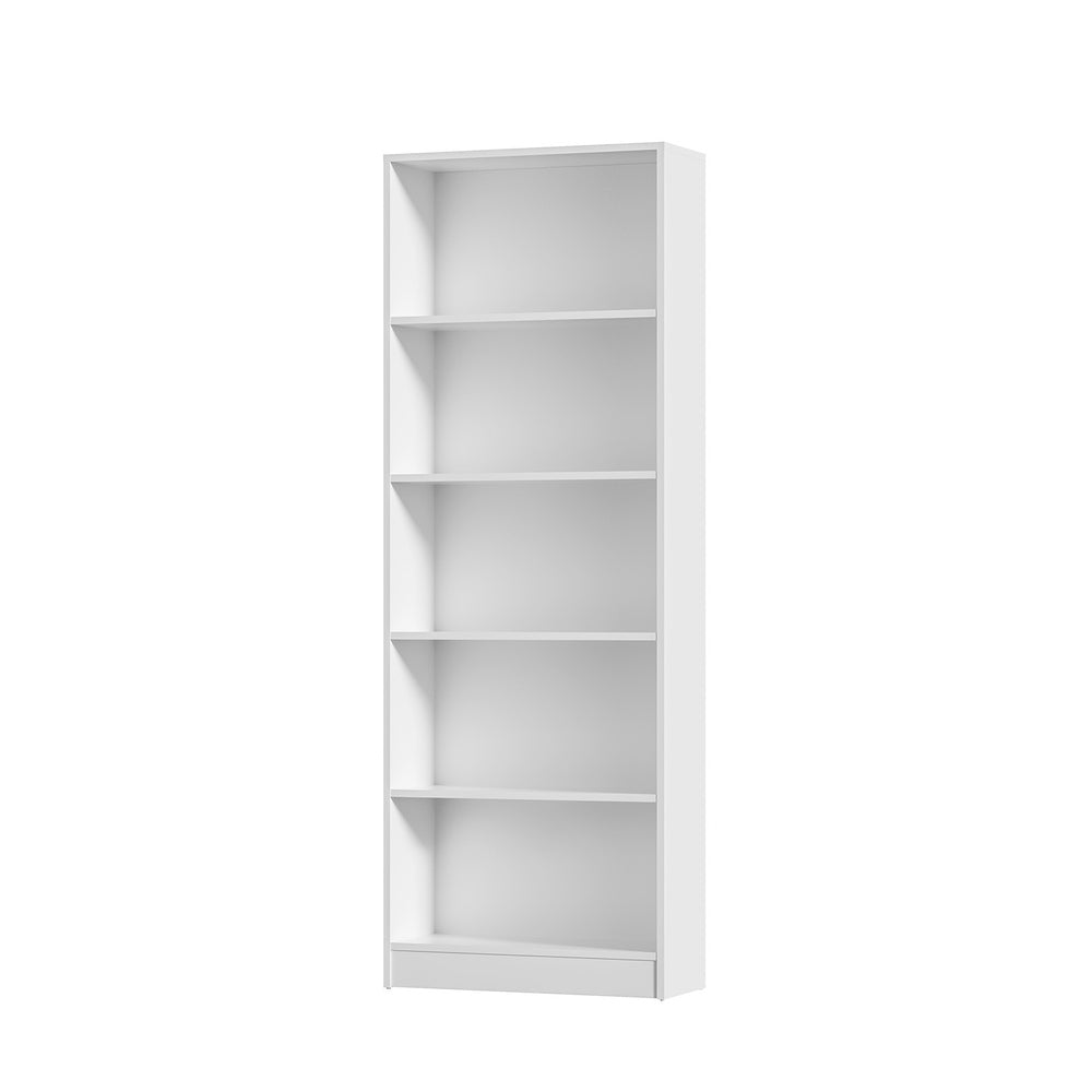 Oikiture Bookshelf Display Shelf 5-Tier White-Display Shelf-PEROZ Accessories