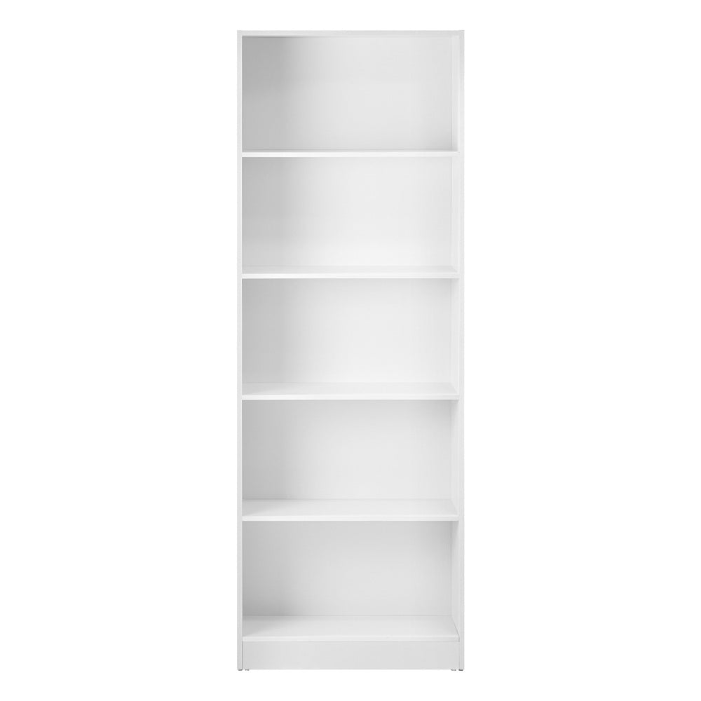 Oikiture Bookshelf Display Shelf 5-Tier White-Display Shelf-PEROZ Accessories