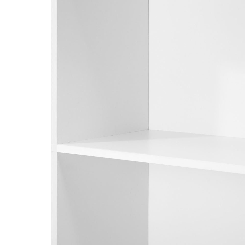 Oikiture Bookshelf Display Shelf 5-Tier White-Display Shelf-PEROZ Accessories