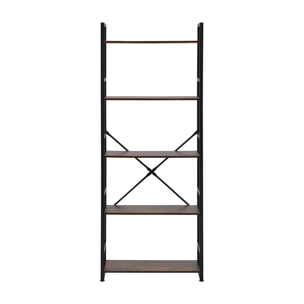 Oikiture Display Shelf 5-Tier Shelves Stand Rack 60CM-Bookshelf-PEROZ Accessories