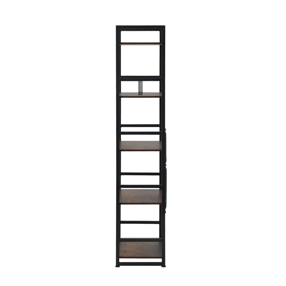Oikiture Display Shelf 5-Tier Shelves Stand Rack 60CM-Bookshelf-PEROZ Accessories