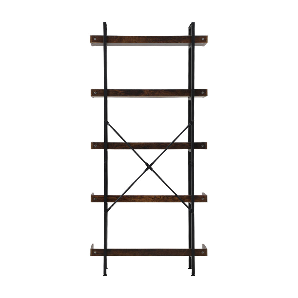Oikiture Display Shelf 5-Tier Stand Rack 80CM-Bookshelf-PEROZ Accessories