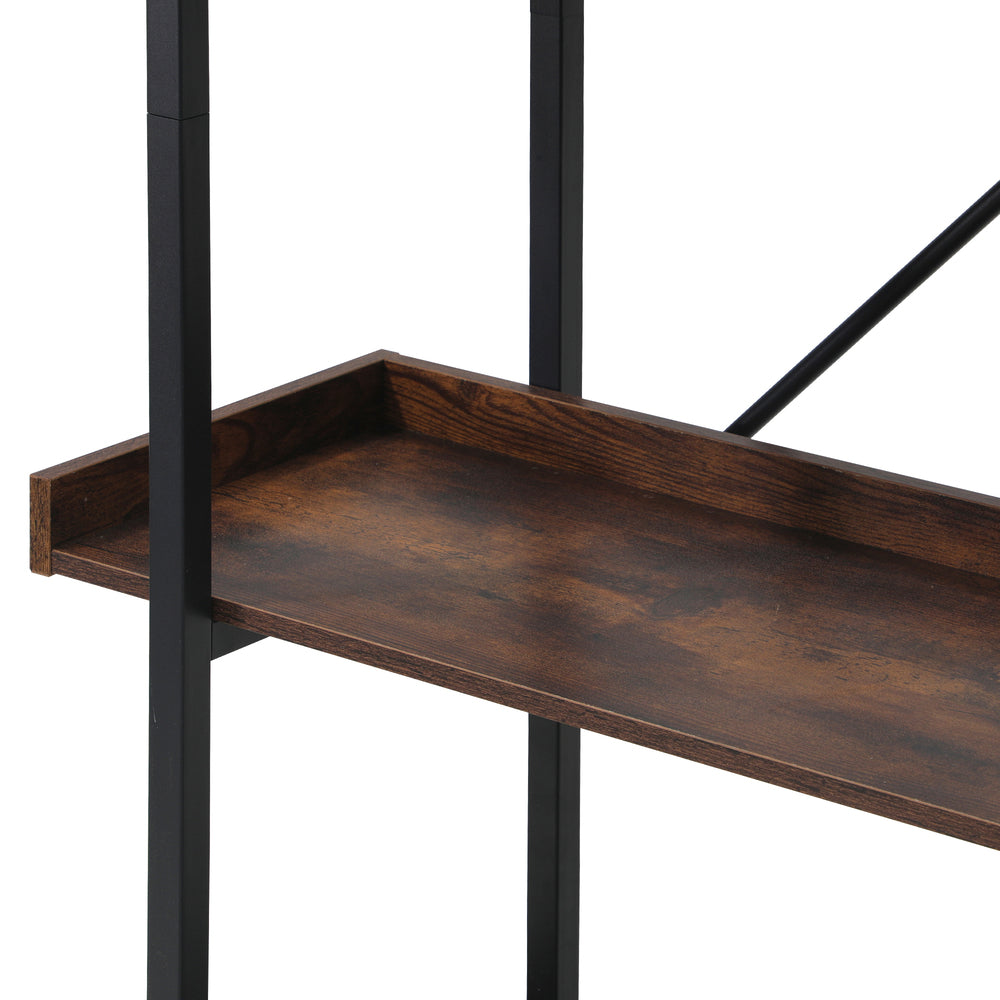 Oikiture Display Shelf 5-Tier Stand Rack 80CM-Bookshelf-PEROZ Accessories