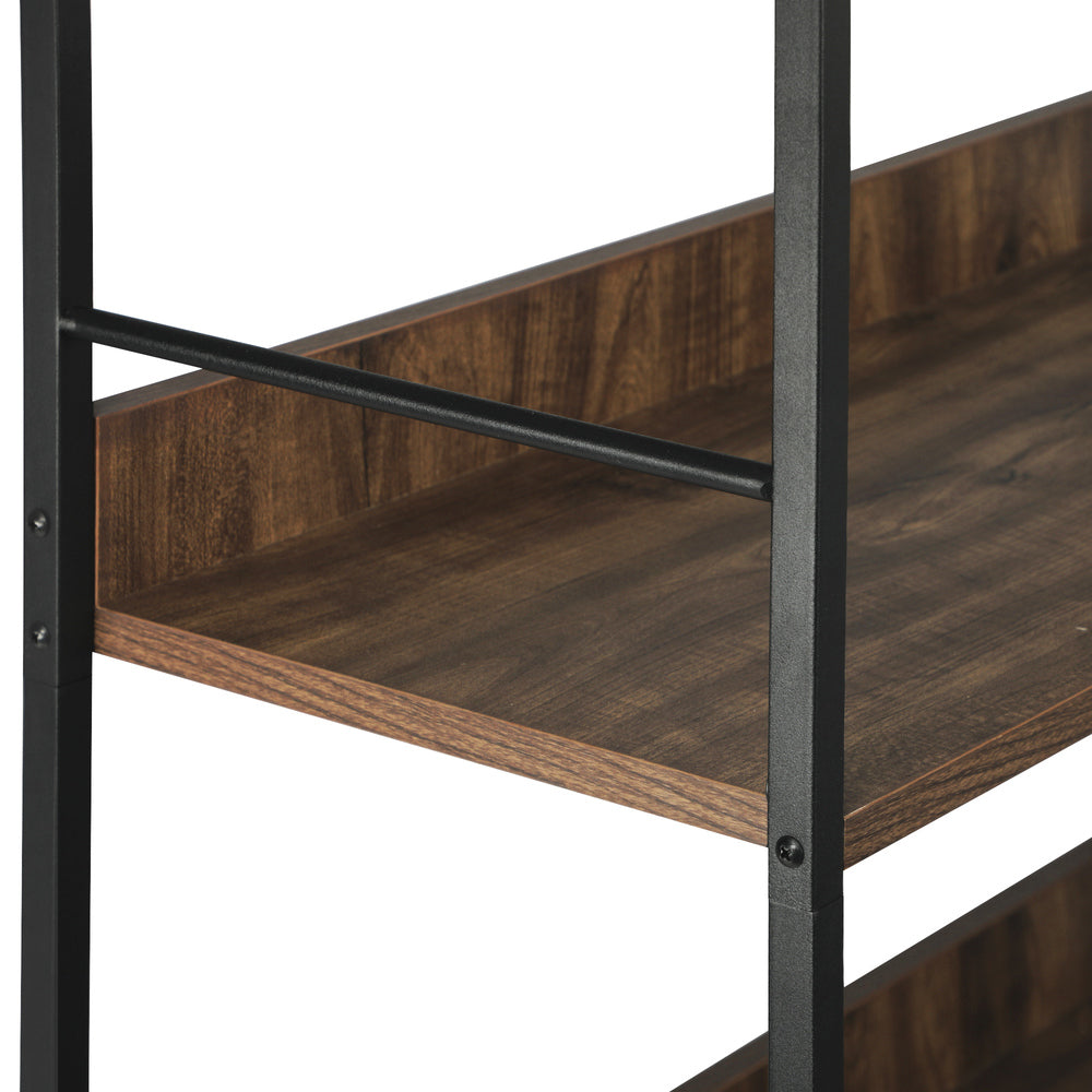 Oikiture Display Shelves Bookshelf Bookcase Shelf Storage Industrial Furniture-Bookcases & Shelves-PEROZ Accessories