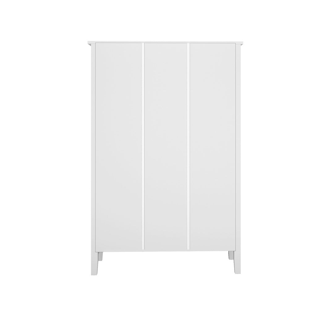 Oikiture Bookshelf Bookcase Display Shelf 5-Tier Storage Cabinet White-Display Shelf-PEROZ Accessories