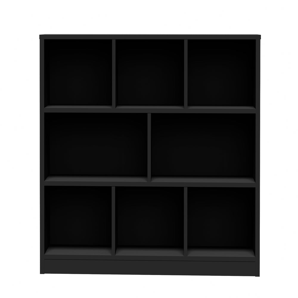 Oikiture Bookshelf Display Shelves Unit Storage Organizer Black-Display Shelf-PEROZ Accessories