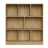 Oikiture Bookshelf Display Shelves Unit Storage Organizer Natural-Display Shelf-PEROZ Accessories