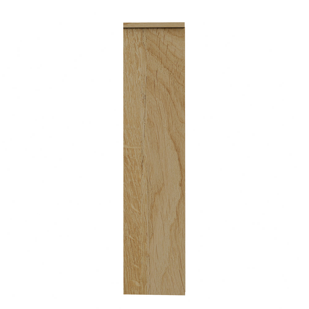 Oikiture Bookshelf Display Shelves Unit Storage Organizer Natural-Display Shelf-PEROZ Accessories