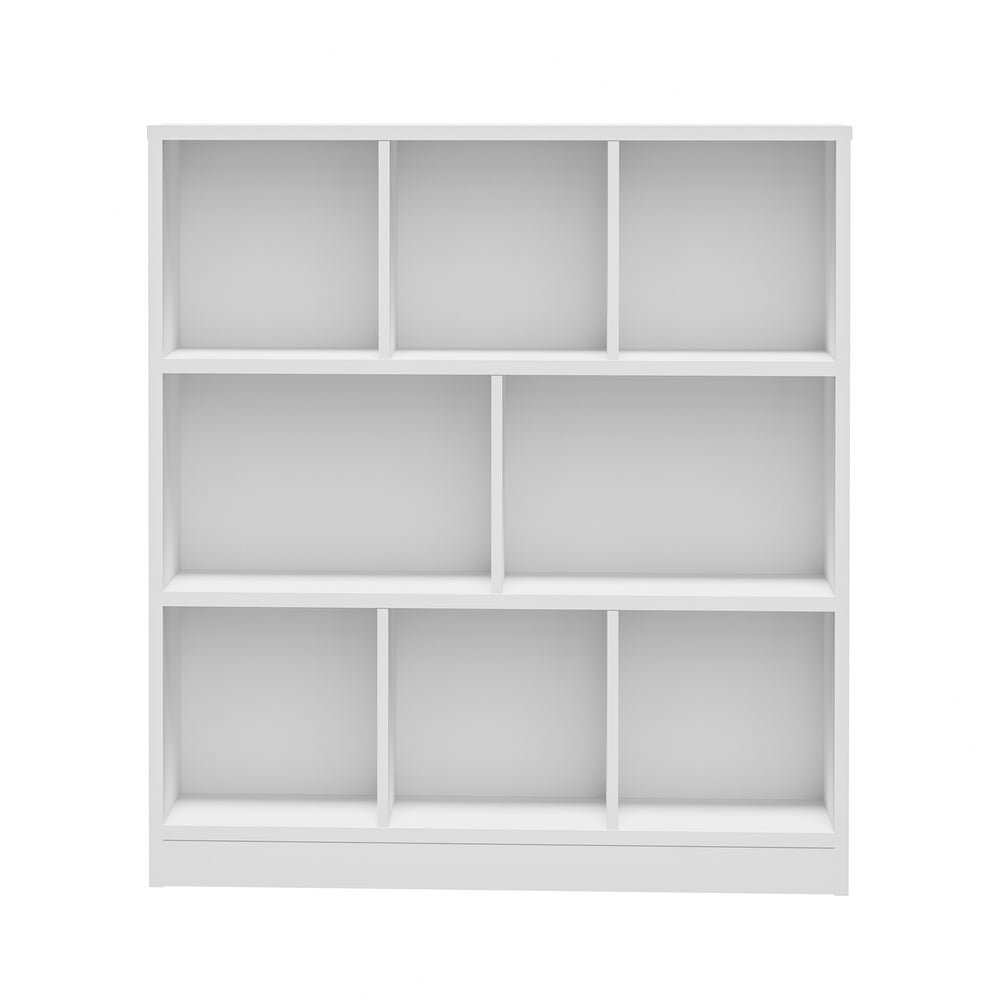 Oikiture Bookshelf Display Shelves Unit Storage Organizer White-Display Shelf-PEROZ Accessories