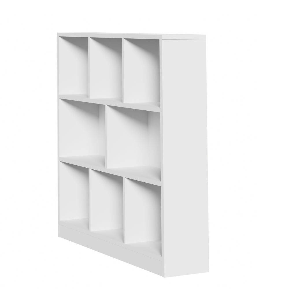 Oikiture Bookshelf Display Shelves Unit Storage Organizer White-Display Shelf-PEROZ Accessories