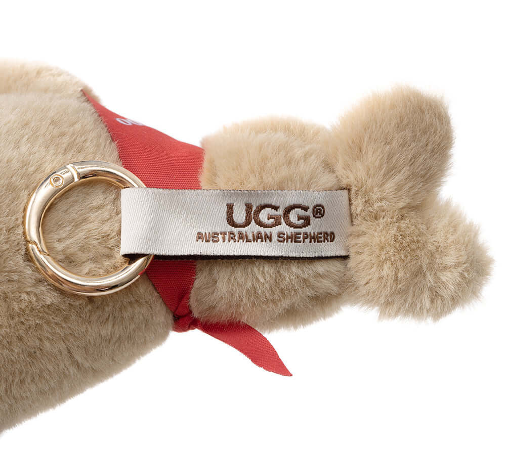 AUSTRALIAN SHEPHERD® Cute Scarfed Plush Kangaroo Keyrings-PEROZ Accessories