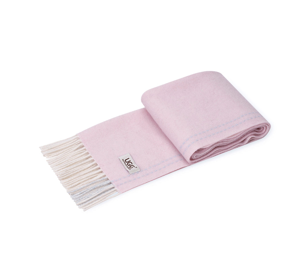 AUSTRALIAN SHEPHERD 100% Wool Plain Scarf Rasora