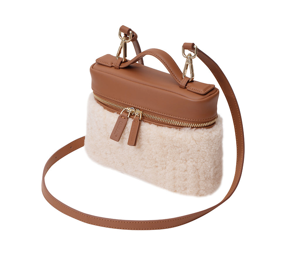 EVERAU Boxy Fluffy Handbag Misu