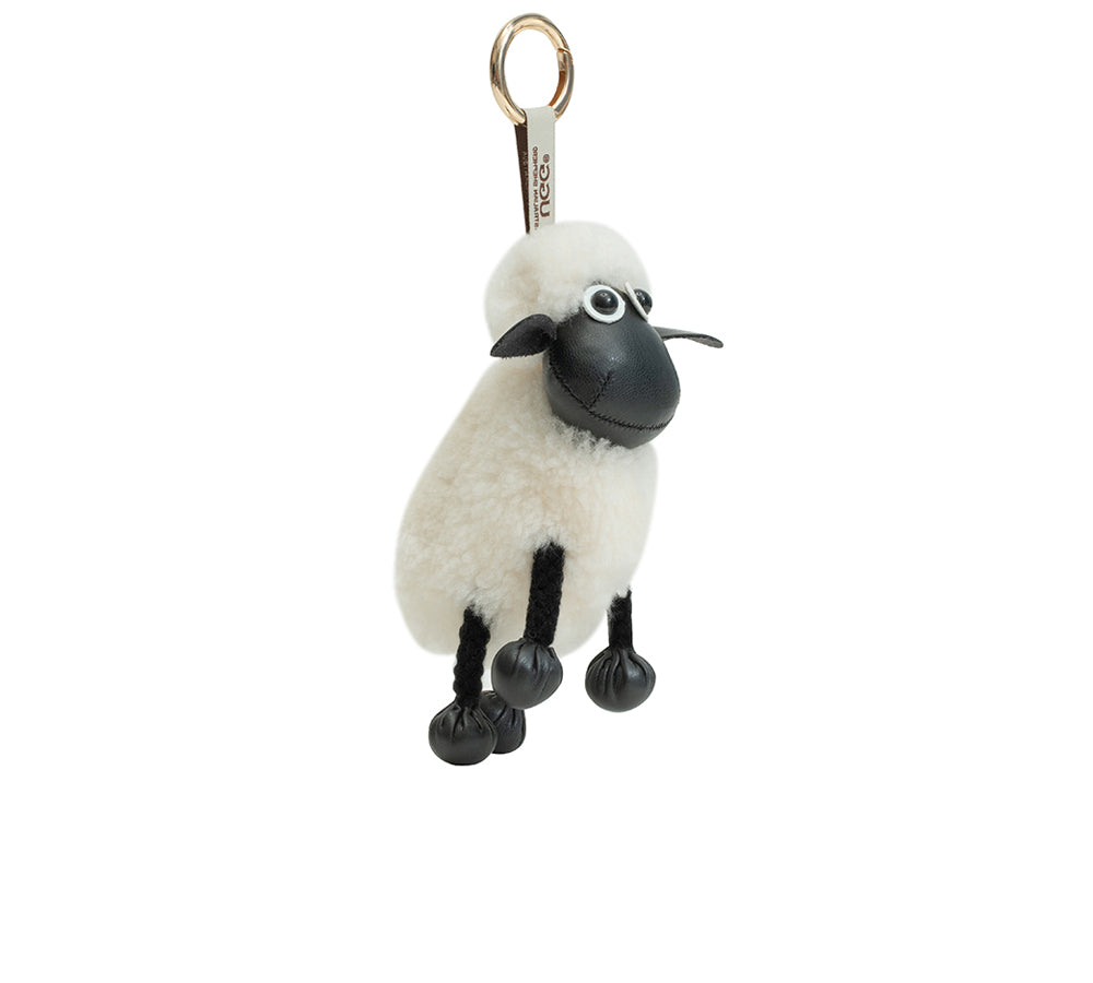 AUSTRALIAN SHEPHERD UGG Wool Sheep Plush Keychain Woola Purse