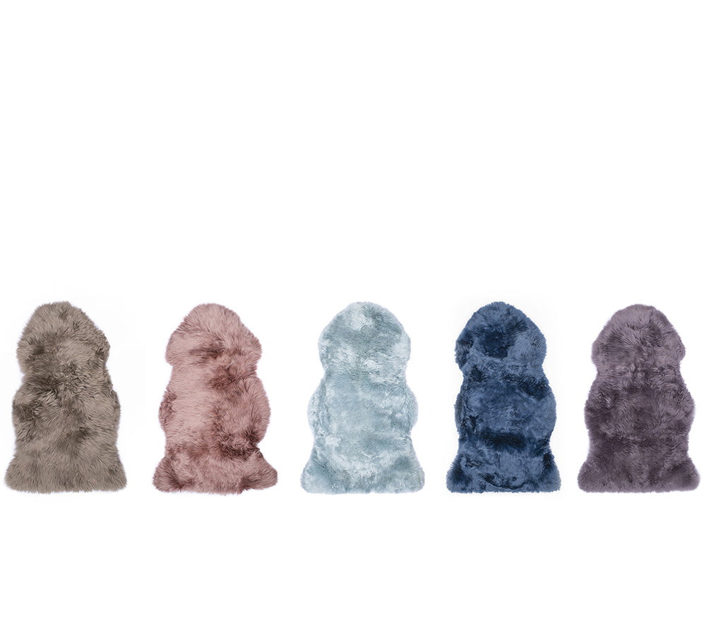 EVERAU Australian Lambskin Single Color Long Rugs 105cm