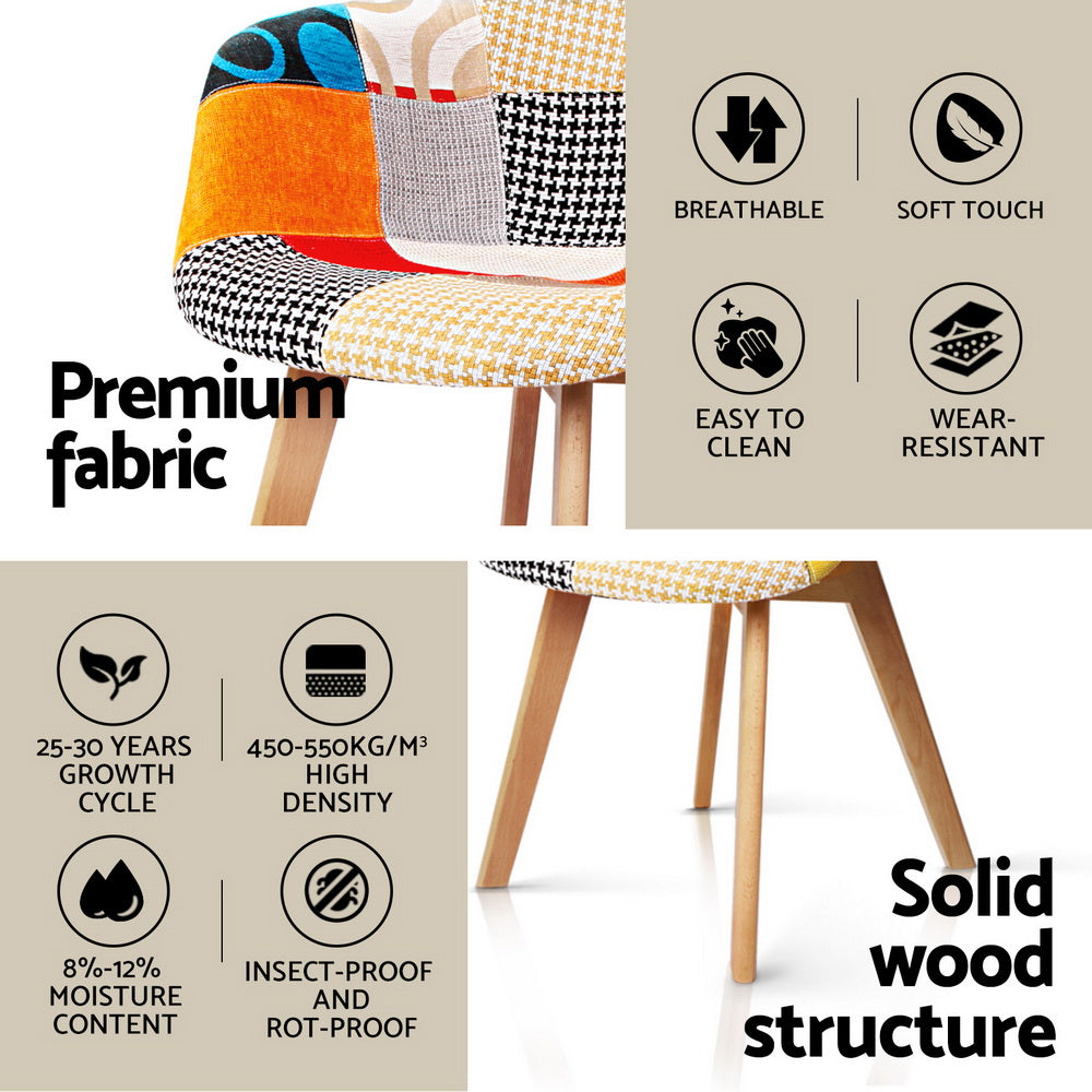 1 Artiss Dining Table and 2 Chairs Set DSW 90cm-Furniture > Dining > Dining Set-PEROZ Accessories