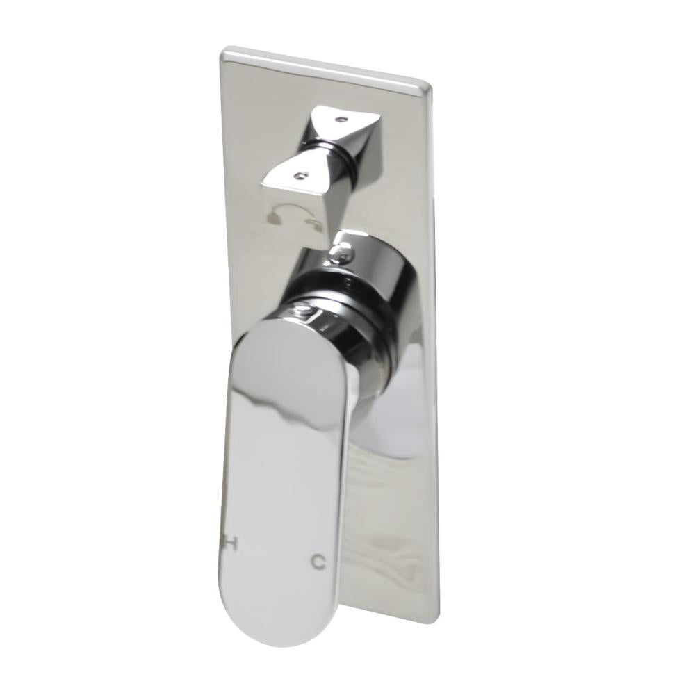 Shower Mixer Hot Cold Tap Basin Vanity Sink Brass Bath Wall Mount Chrome-Shower Heads-PEROZ Accessories