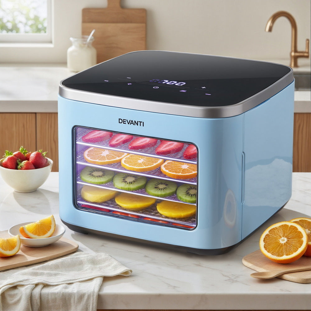 Devanti 5 Trays Food Dehydrator Mini Fruit Dryer 500W-Appliances > Kitchen Appliances > Food Dehydrators-PEROZ Accessories