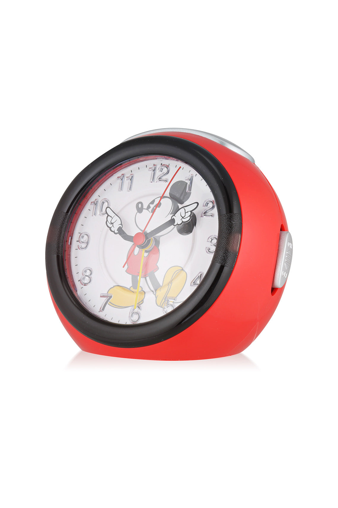 Disney Mickey 12cm Red Musical Alarm Clock-PEROZ Accessories