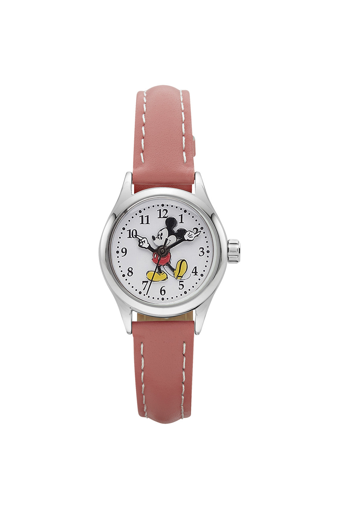 Disney Petite Mickey Pink Leather Watch-PEROZ Accessories