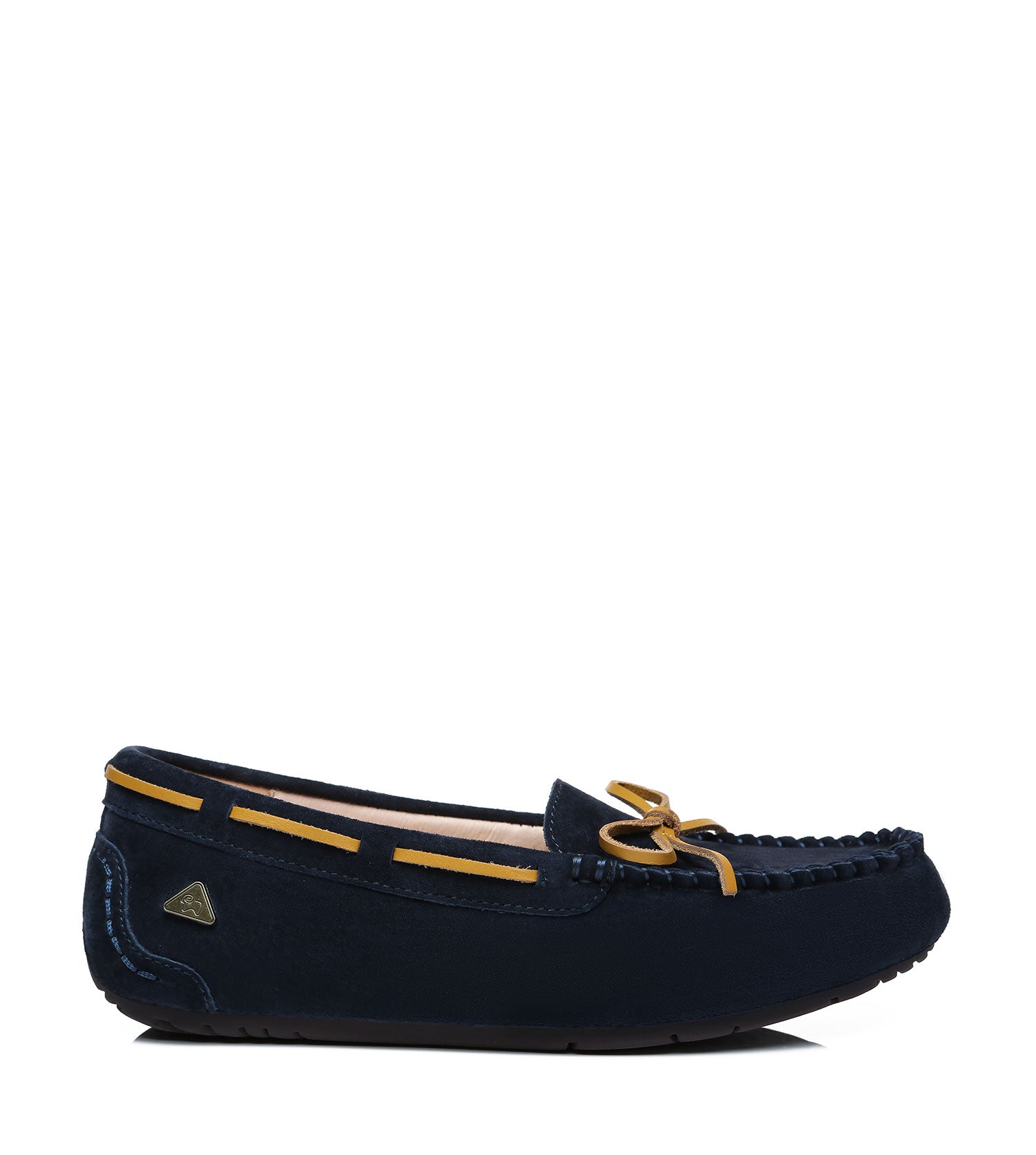 Navy blue Summer Moccasin | PEROZ Australia