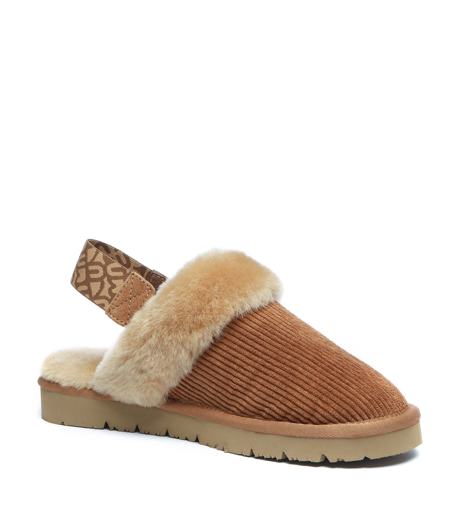 EVERAU Corduroy Slipper House Shoes - EA2018-PEROZ Accessories