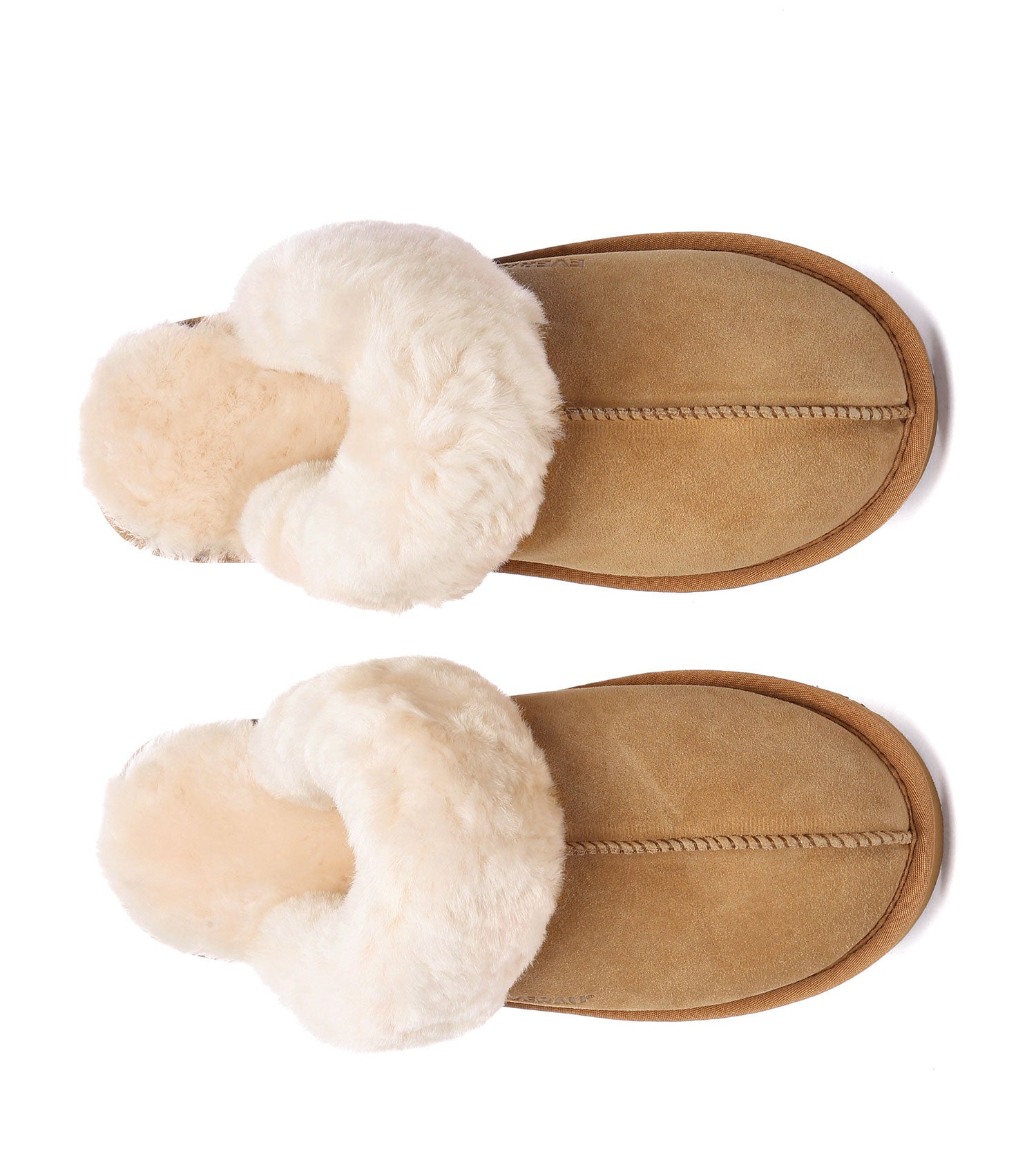 EVERAU Muffin Slipper Suede | House Shoes EA2024-Slippers-PEROZ Accessories