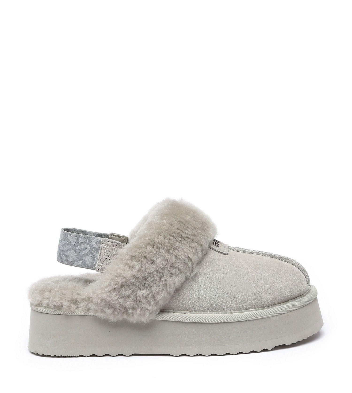 Goat Grey Forever Platform Slipper | PEROZ Australia