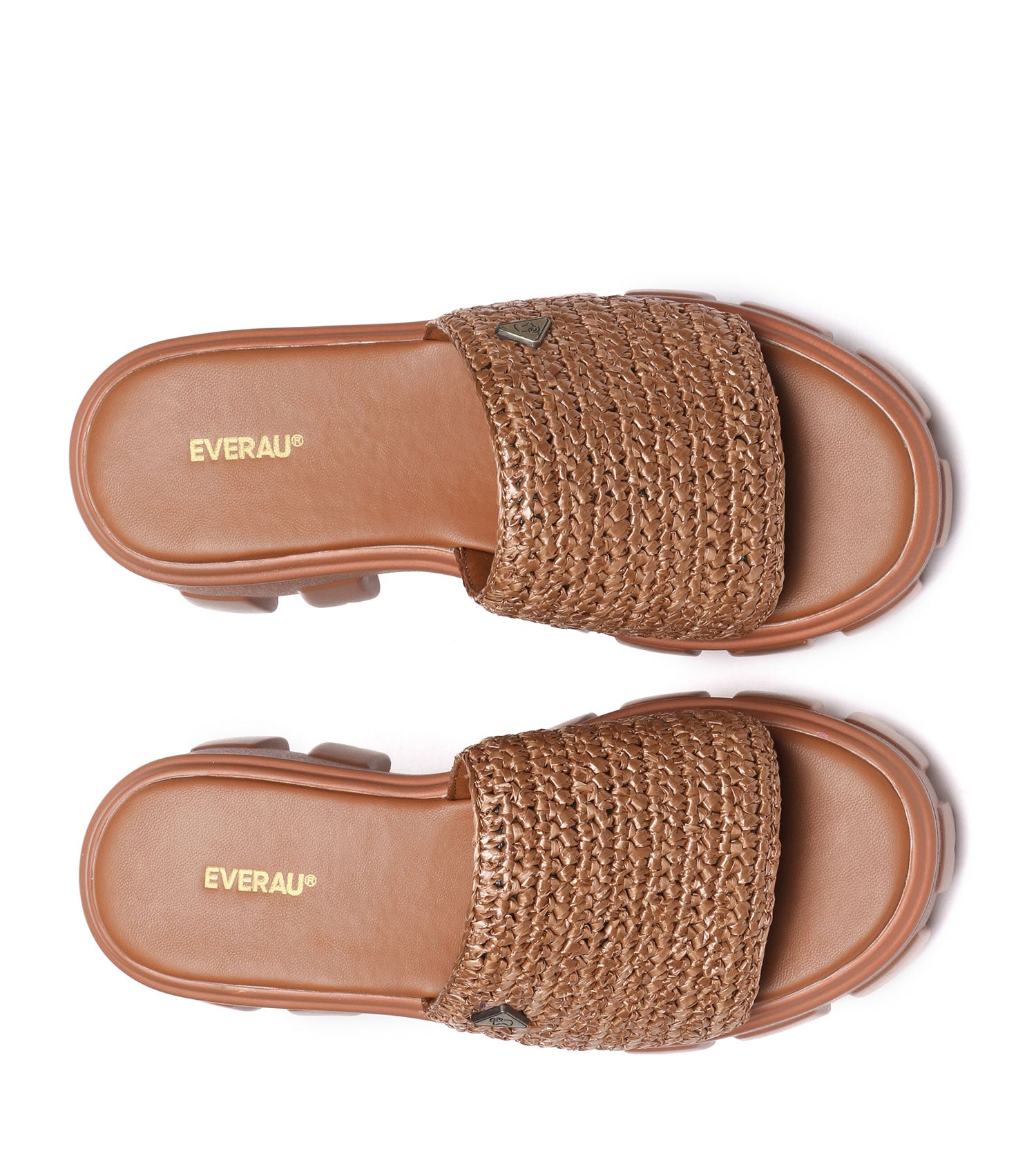 EVERAU Woven flatform sandals House Shoes - EA2050-PEROZ Accessories