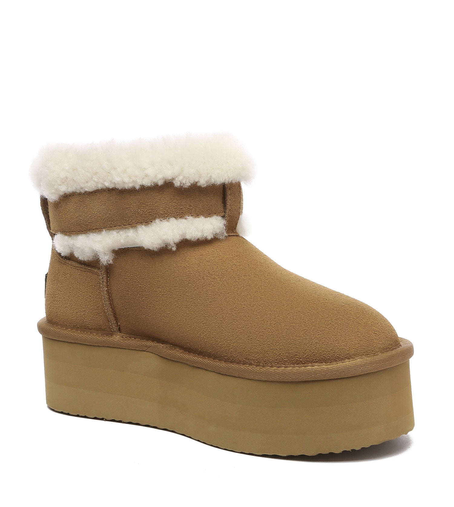 EVERAU Ula Platform Boot | UGG Boots EA3157-Boots-PEROZ Accessories