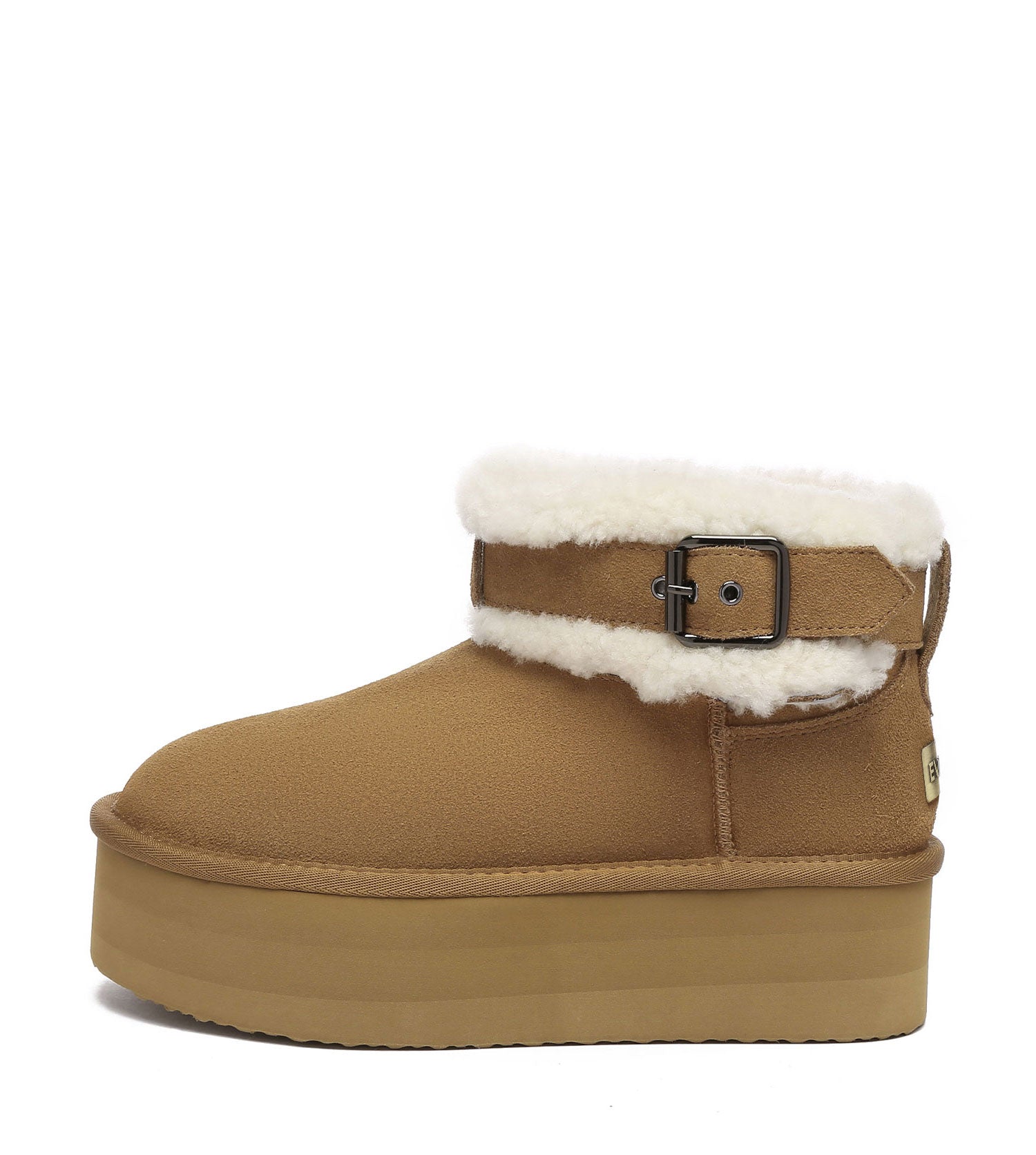 EVERAU Ula Platform Boot | UGG Boots EA3157-Boots-PEROZ Accessories