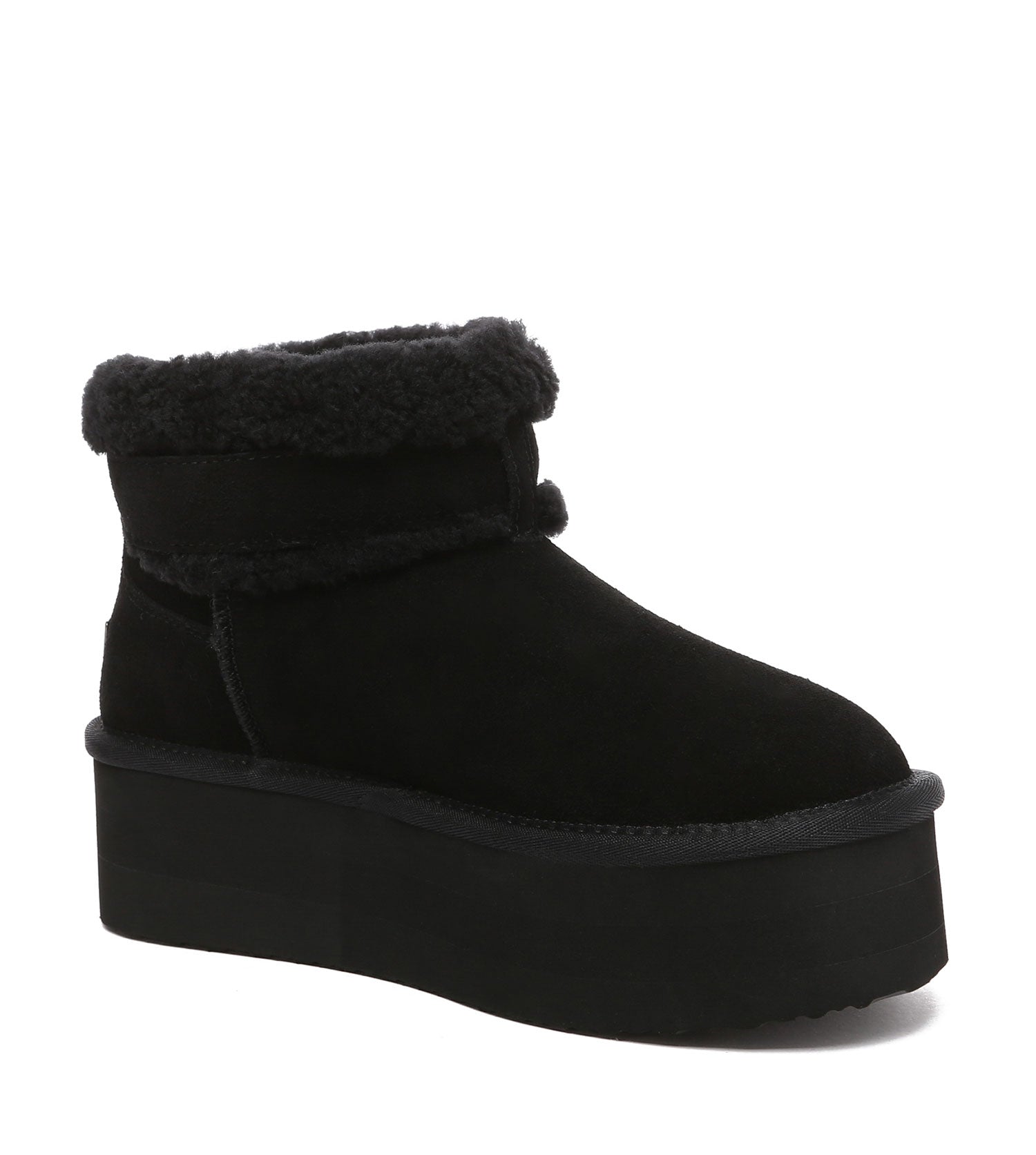 EVERAU Ula Platform Boot | UGG Boots EA3157-Boots-PEROZ Accessories