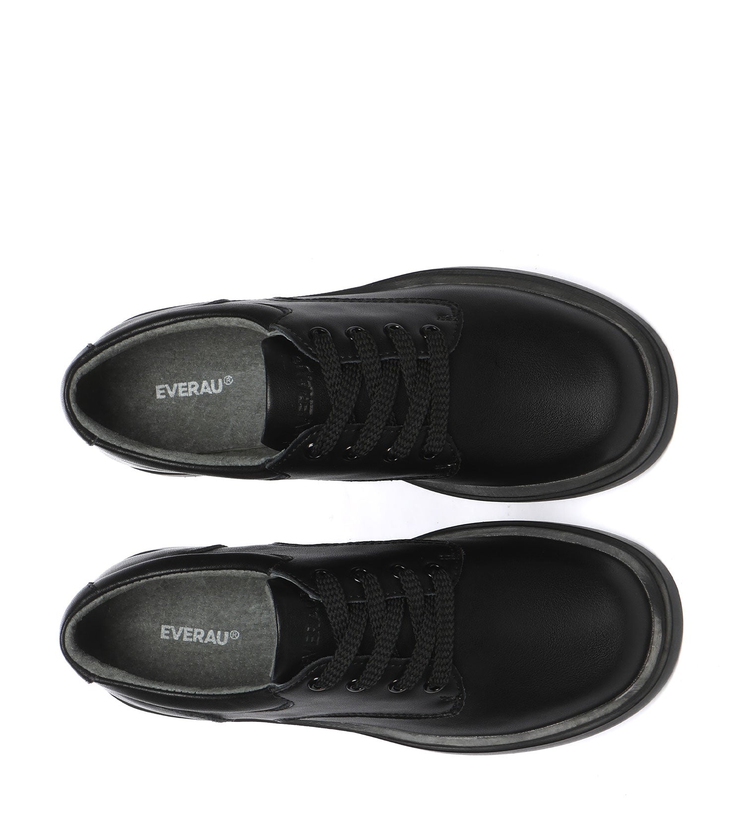 EVERAU Senior Lace Up School Shoes | Loafer Oxfords Flats EA7042-Flats-PEROZ Accessories