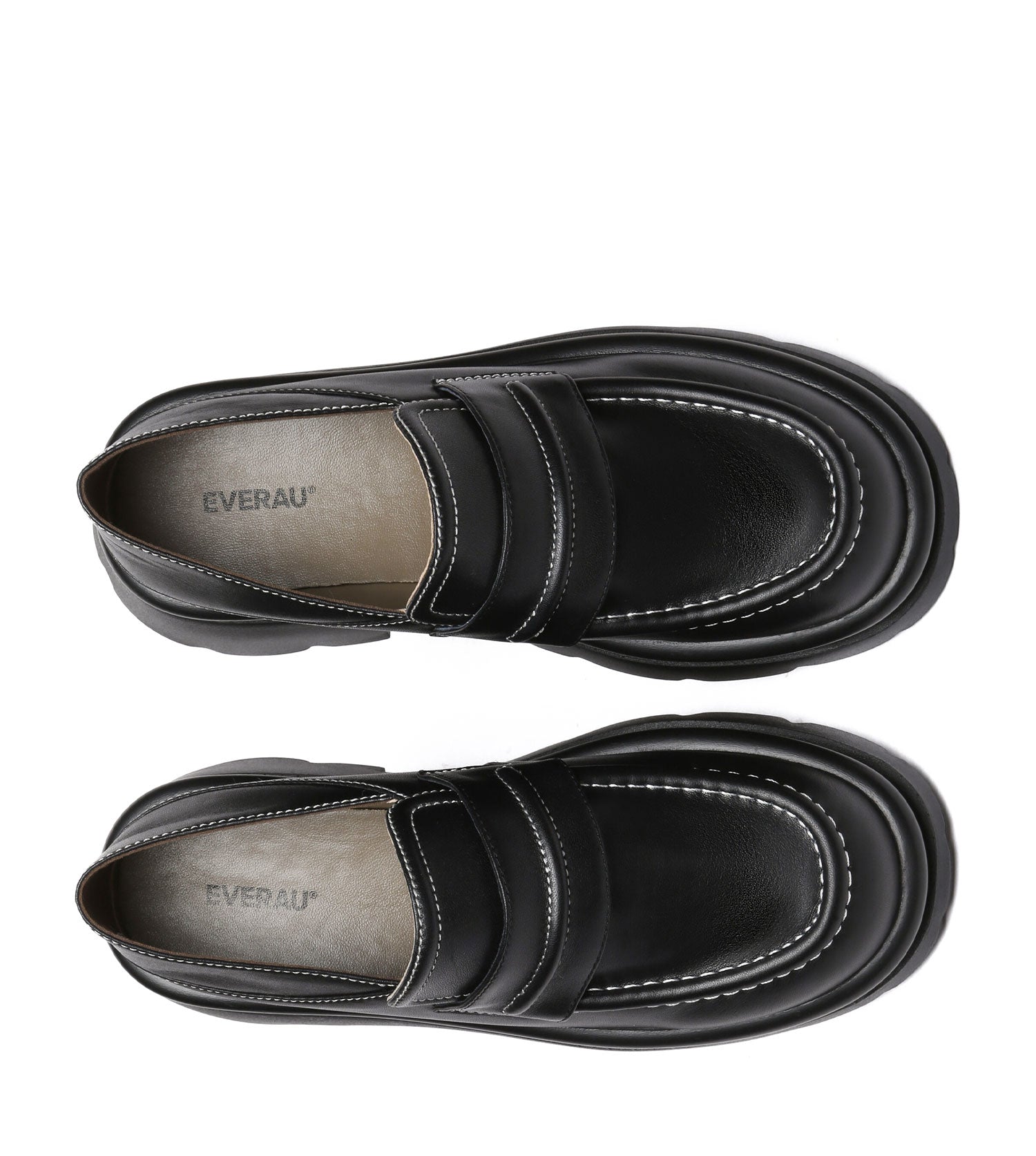 EVERAU Evanna Loafer Oxfords Flats - EA7067-Loafer Oxfords Flats-PEROZ Accessories