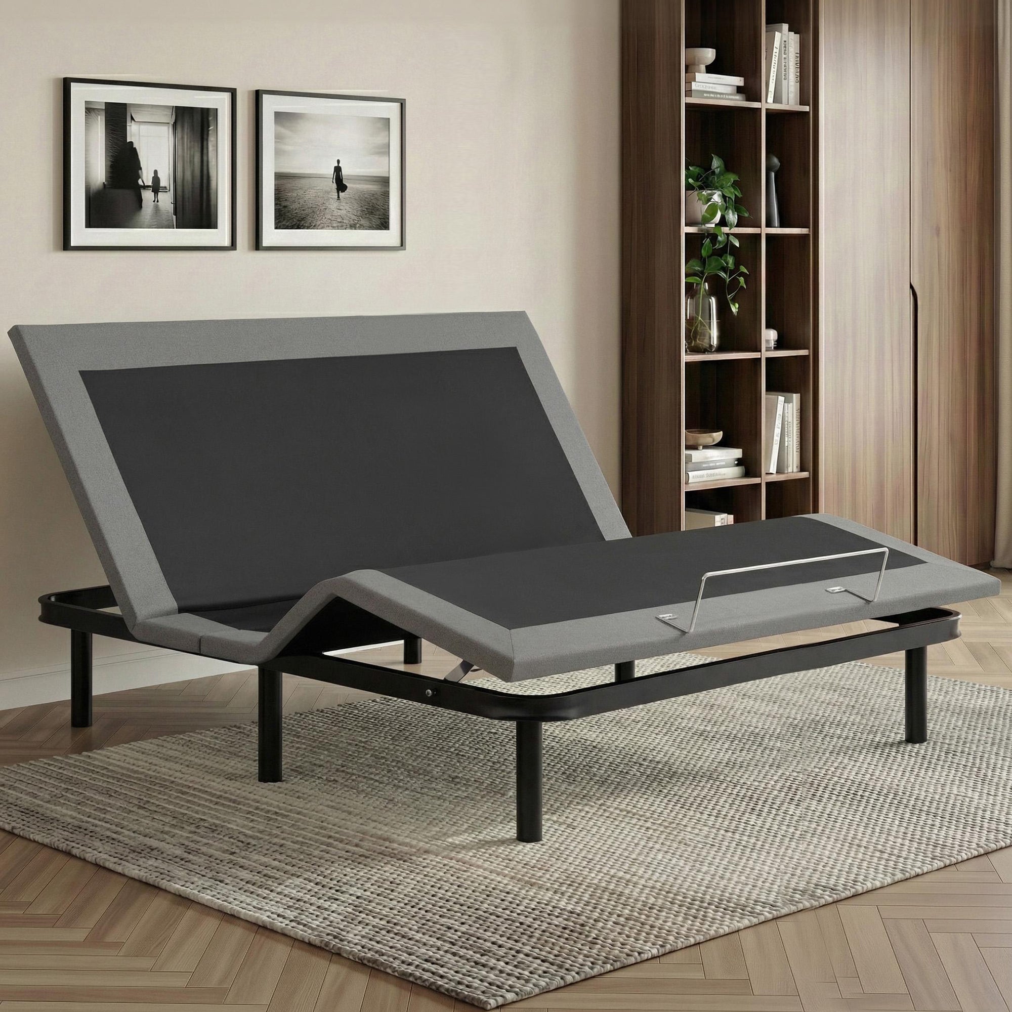 Artiss Adjustable Bed Frame King Size Electric Bed Base Wireless Remote Control Zero Gravity Power Bed Foundation-Furniture > Bedroom > Beds & Bed Frames-PEROZ Accessories