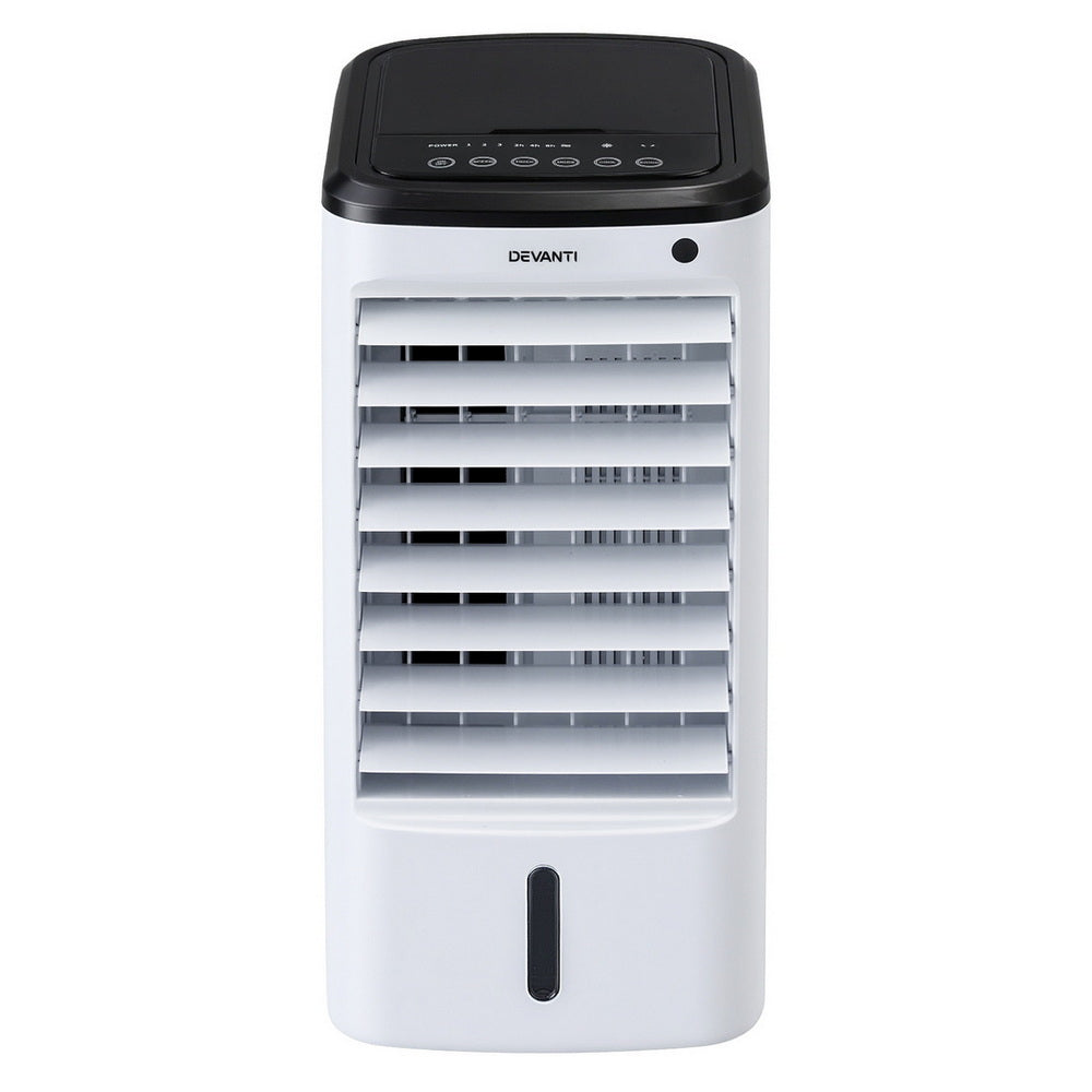 Devanti Evaporative Air Cooler Conditioner w/ Remote 4L-Appliances > Air Conditioners > Evaporative Coolers-PEROZ Accessories