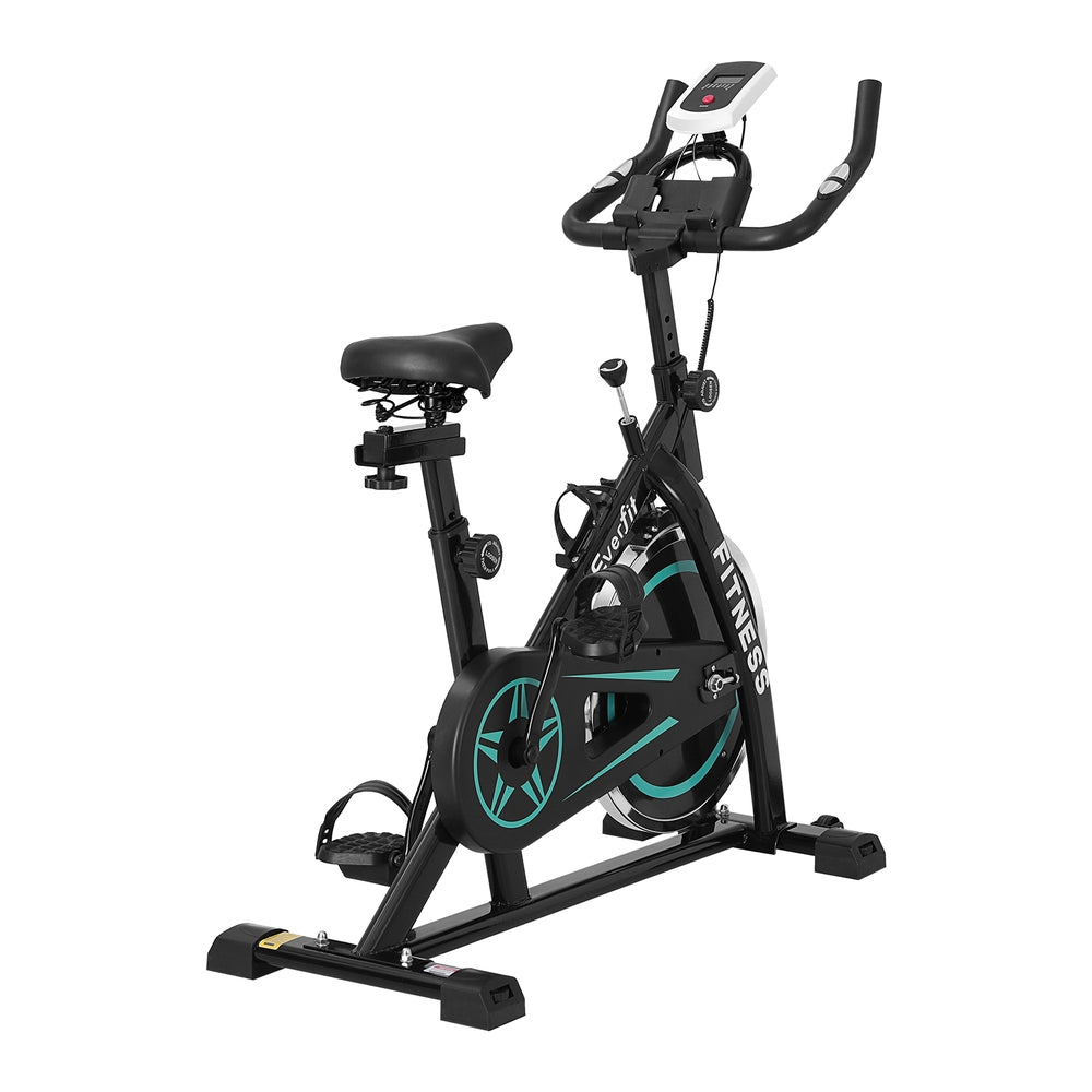Everfit Spin Bike Exercise Bike 10kg Flywheel Fitness Home Gym 150kg capacity-Sports & Fitness > Exercise, Gym & Fitness > Exercise Bikes-PEROZ Accessories