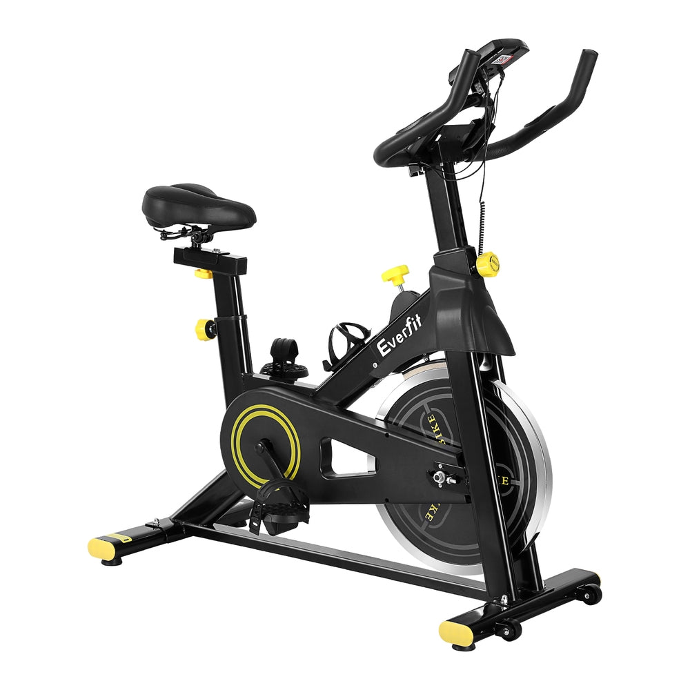 Everfit Spin Bike Exercise Bike Cardio Gym Bluetooth APP Connectable-Sports & Fitness > Exercise, Gym & Fitness > Exercise Bikes-PEROZ Accessories