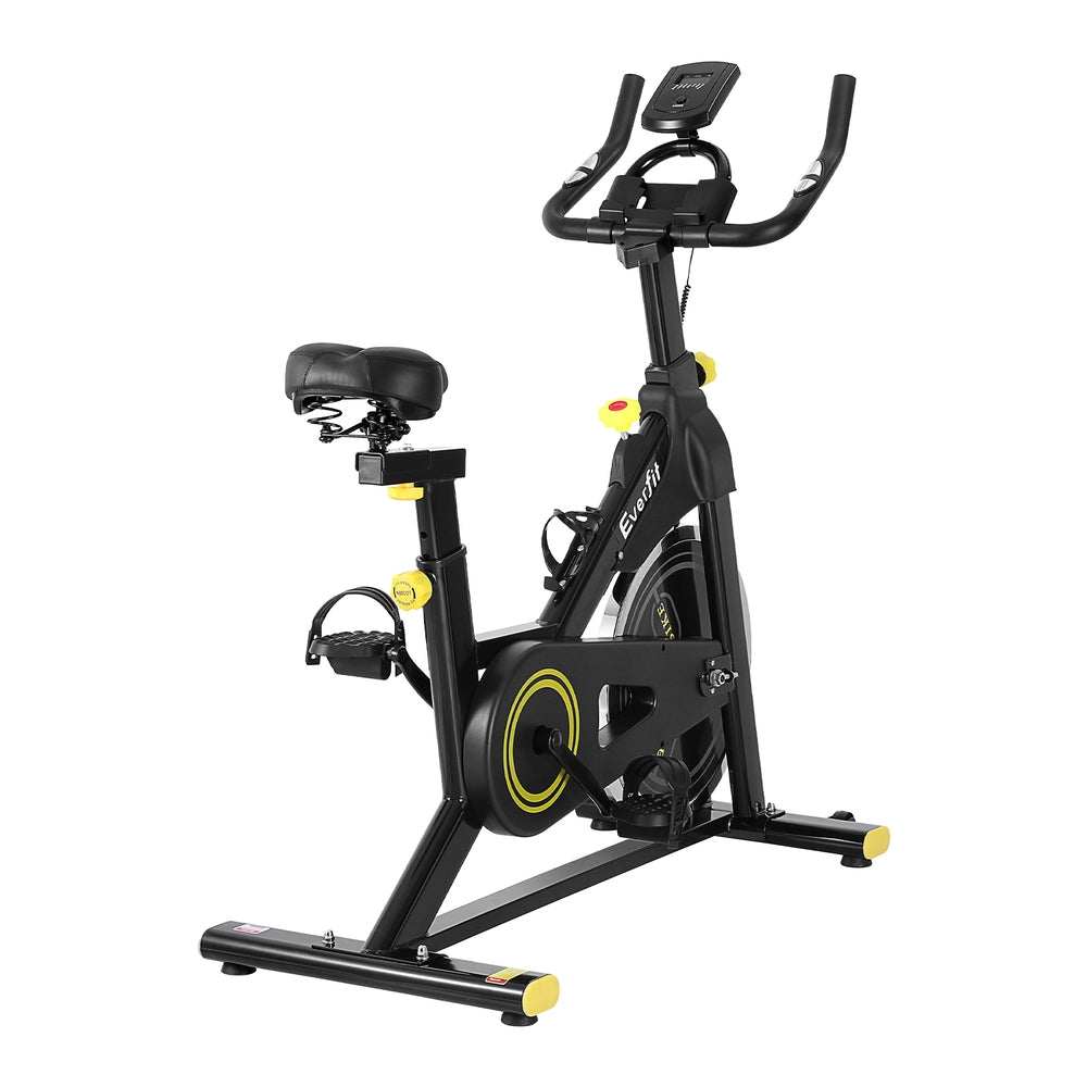 Everfit Spin Bike Exercise Bike Cardio Gym Bluetooth APP Connectable-Sports & Fitness > Exercise, Gym & Fitness > Exercise Bikes-PEROZ Accessories