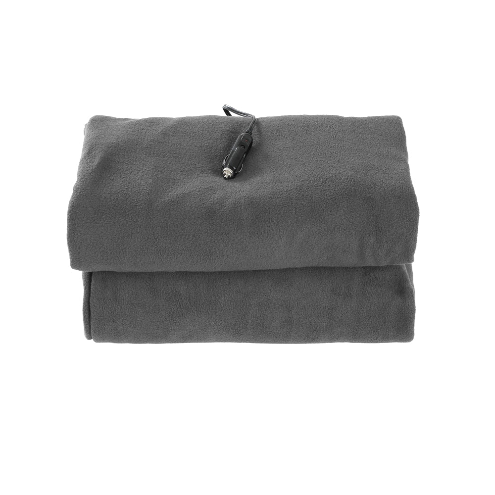 Giselle Electric Heated Blanket Car Throw Rug Grey-Home & Garden > Bedding > Blankets & Throws-PEROZ Accessories