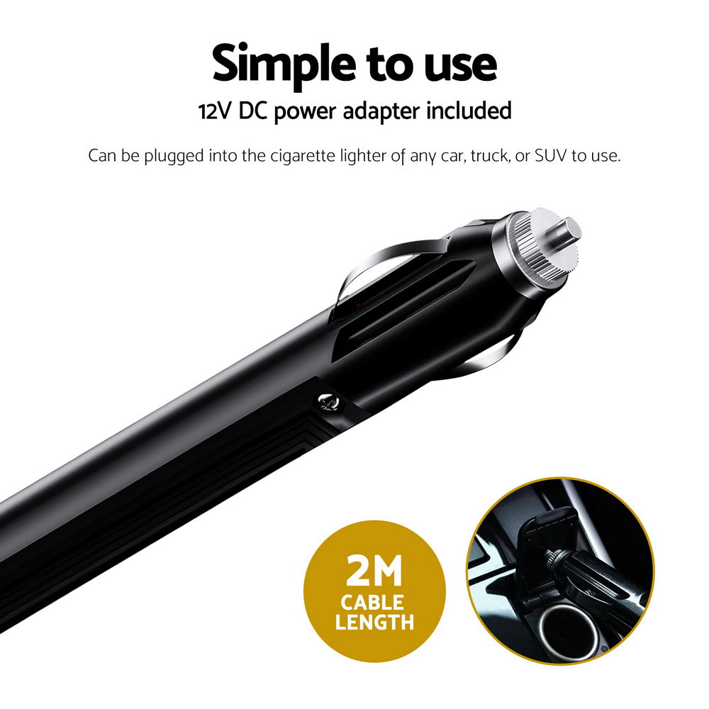 Giselle Electric Heated Blanket Car Throw Rug Grey-Home & Garden > Bedding > Blankets & Throws-PEROZ Accessories