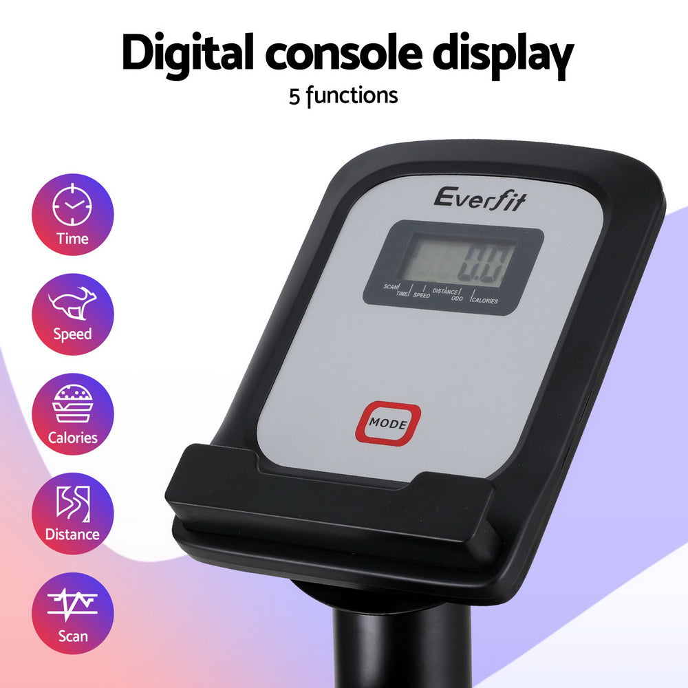 Everfit Under Desk Exercise Bike Magnetic Resistance Cardio workouts 120kg Capacity-Sports & Fitness > Exercise, Gym & Fitness > Exercise Bikes-PEROZ Accessories