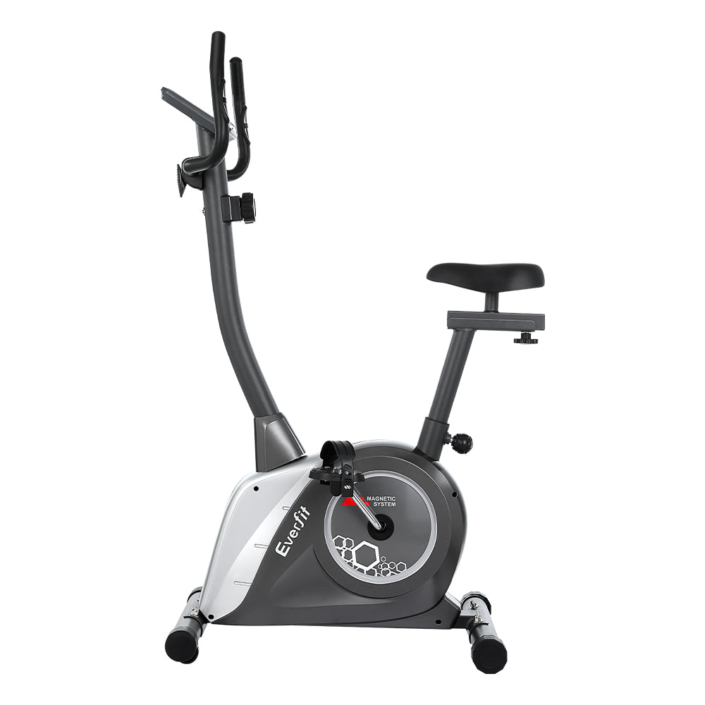 Everfit Magnetic Exercise Bike Upright Bike Fitness Home Gym Cardio-Sports & Fitness > Bikes & Accessories-PEROZ Accessories