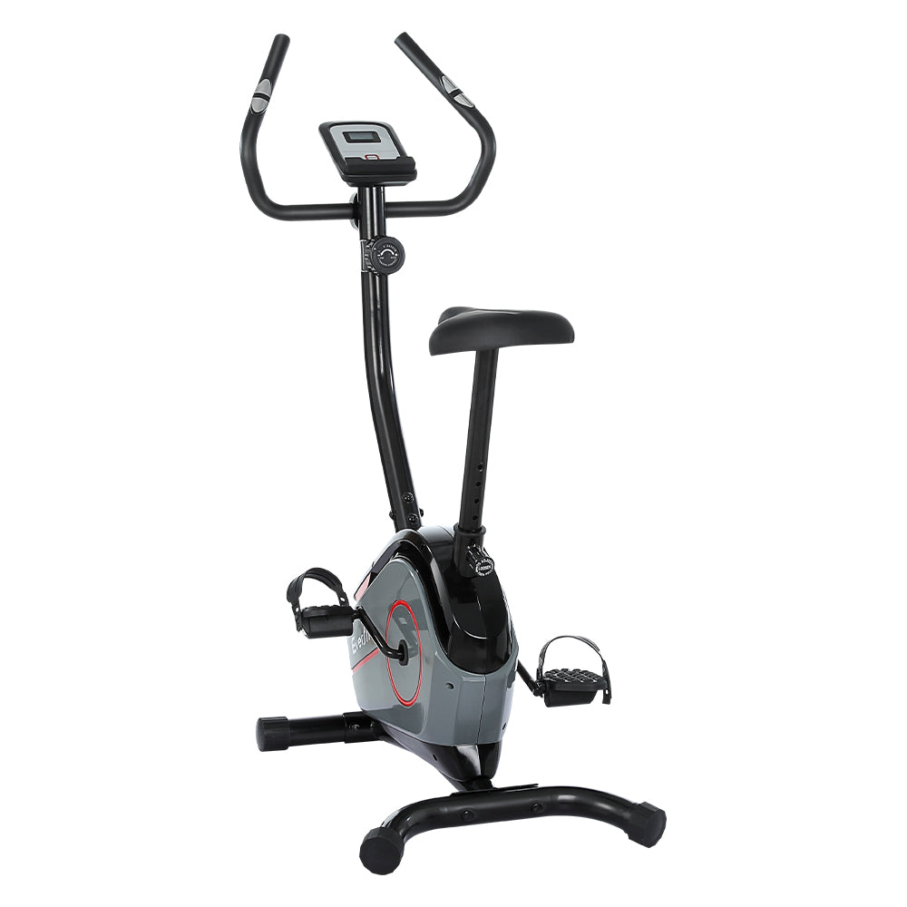 Everfit Magnetic Exercise Bike 8 Levels Upright Bike Fitness Home Gym Cardio-Sports & Fitness > Bikes & Accessories-PEROZ Accessories