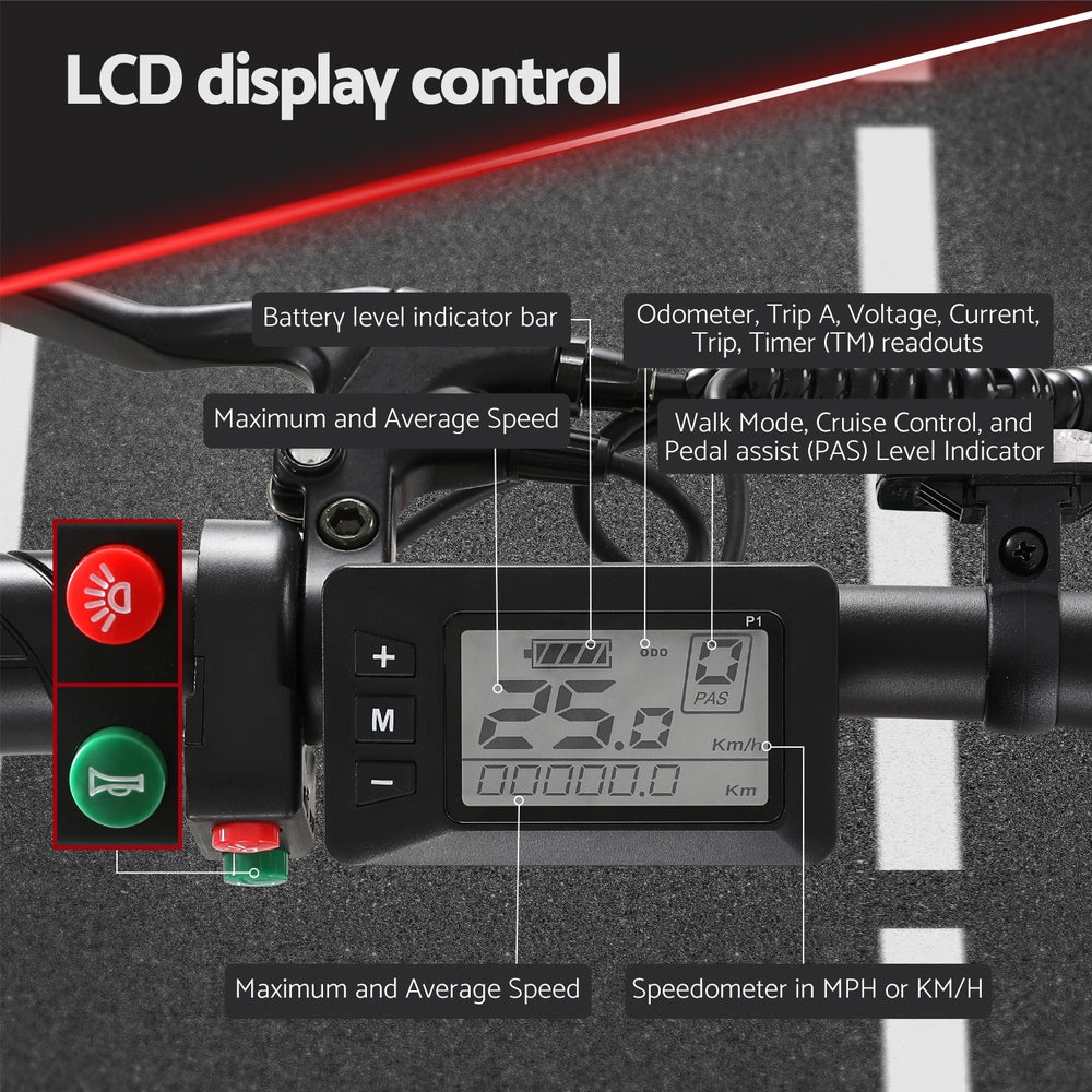 Everfit Folding Electric Bike Urban City Bicycle eBike Rechargeable Battery 250W-Sports & Fitness > Bikes & Accessories > Bicycles-PEROZ Accessories