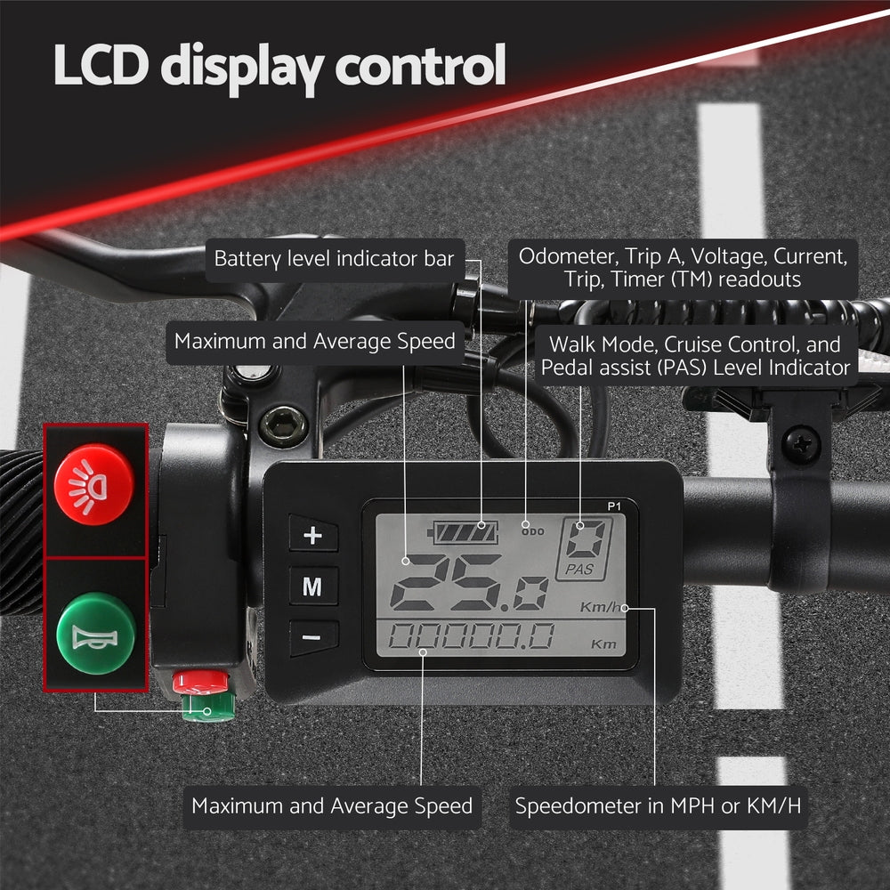 Everfit 20 Inch Folding Electric Bike Urban City Bicycle eBike Rechargeable-Sports & Fitness > Bikes & Accessories > Bicycles-PEROZ Accessories